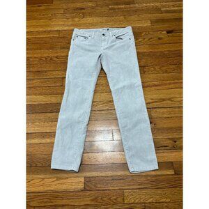 Vineyard Vines Womens Corduroy Pants Sz 6 Gray Stretch Cotton Skinny Fit Preppy